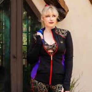 Crowned Athletics Fairest Heart Track Jacket Leggings Three Pieces Set Small